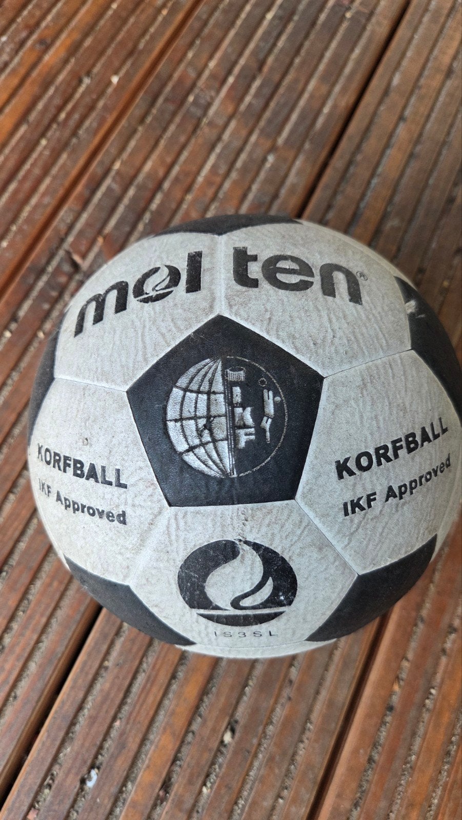 Molten Korfbal 3 IKF Approved - Gebruikt, Sport en Fitness, Ophalen of Verzenden, Gebruikt, Bal