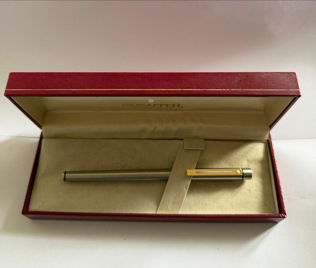 Sheaffer TARGA 1001XG Fountain Pen, 14k Nib, Overige merken, Balpen, Met doosje, Ophalen of Verzenden