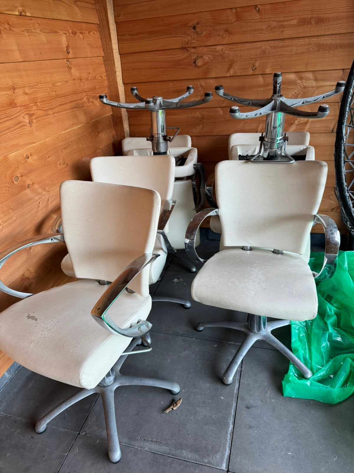 Stoelen met pompje, Ophalen of Verzenden