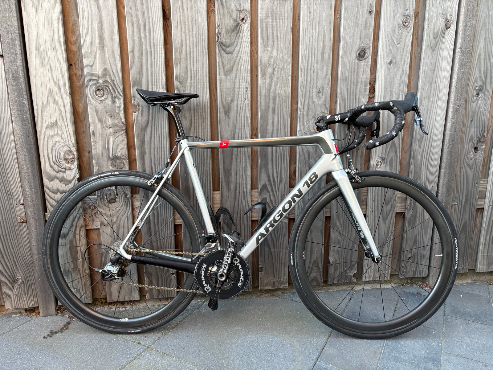 Argon 18 racefiets - Maat L - SRAM Force, 28 inch, Gebruikt, Carbon, 57 tot 61 cm