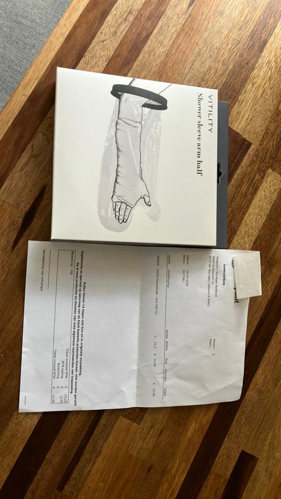 Douche hoes halve arm, Ophalen of Verzenden, Nieuw