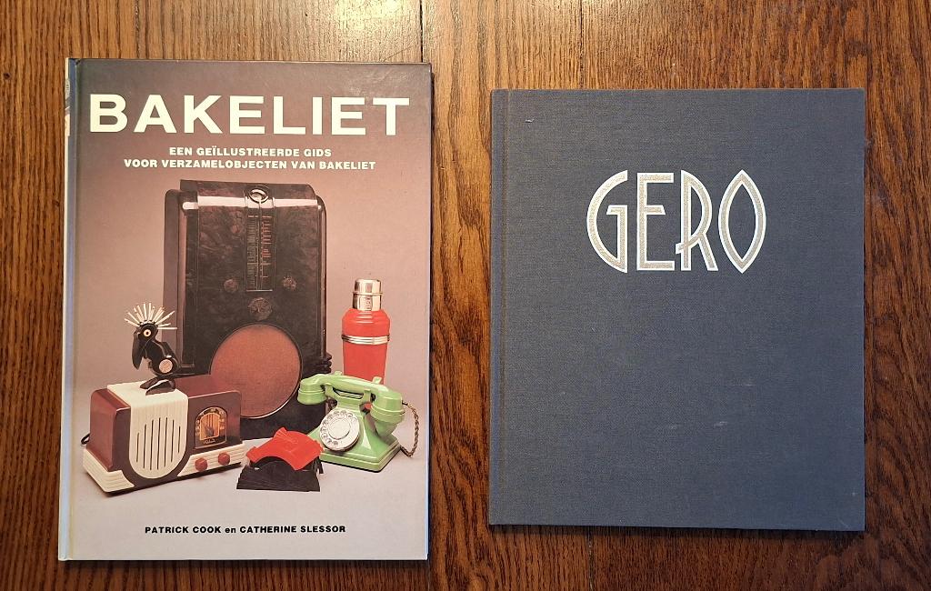 Twee fijne boeken over Gero Zilverwerk  en Bakeliet, Boeken, Onbekend, Ophalen of Verzenden, Zo goed als nieuw, Overige onderwerpen