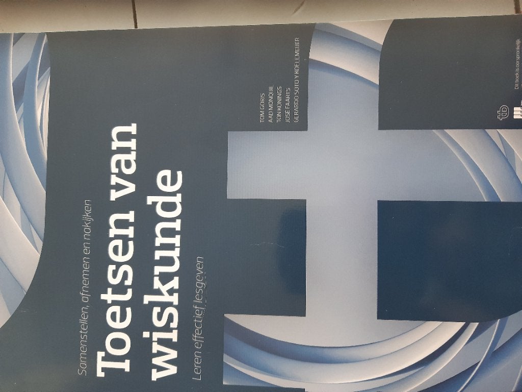 Toetsen van de Wiskinde, Boeken, Zo goed als nieuw, Tom Goris, Beta, HBO
