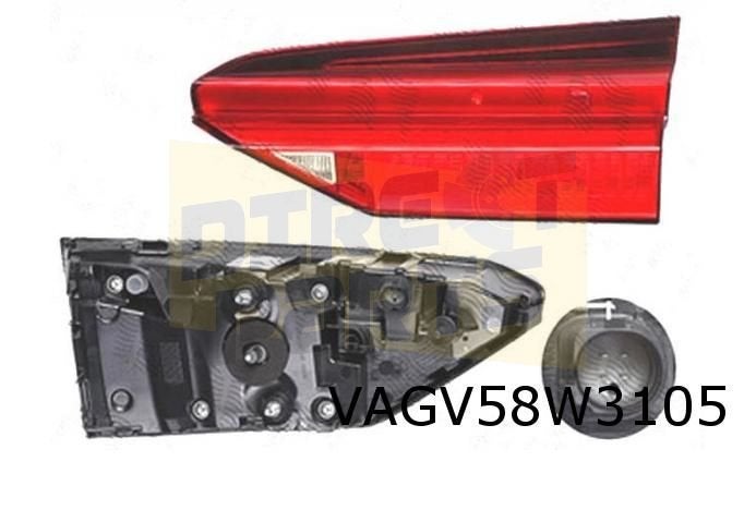 Audi A6 (2/18-) Achterlicht Links binnen (dyn. knipperlicht, -, Verzenden, -, Nieuw