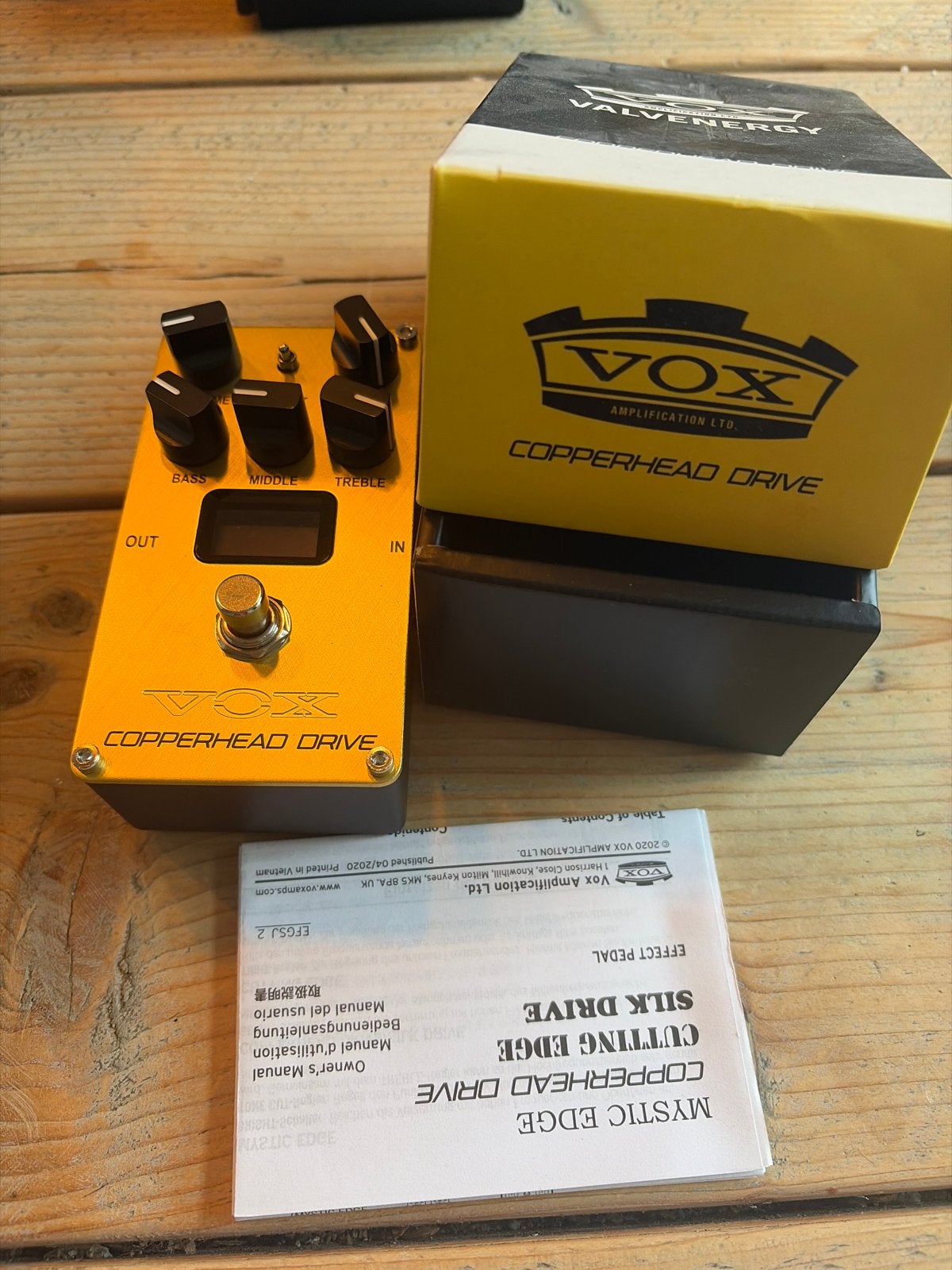 Vox Copperhead Drive Overdrive Pedaal, Muziek en Instrumenten, Ophalen of Verzenden, Zo goed als nieuw, Distortion, Overdrive of Fuzz