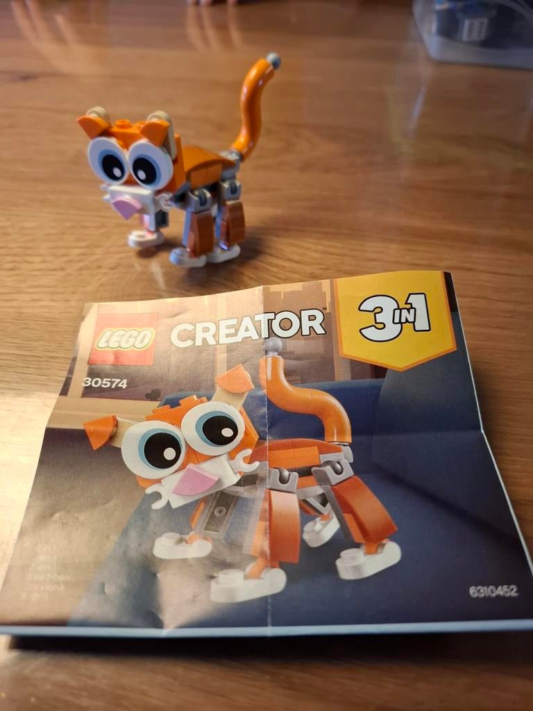 Lego Creator 3 in 1 - 30574 Kat, Ophalen of Verzenden, Zo goed als nieuw, Complete set, Lego