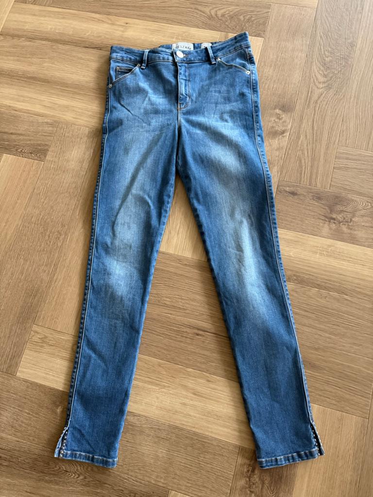 Pieszak Tailor Denim Jeans W27 - High Rise & Ankle Skinny Fi, Ophalen of Verzenden, Zo goed als nieuw, Blauw, W27 (confectie 34) of kleiner