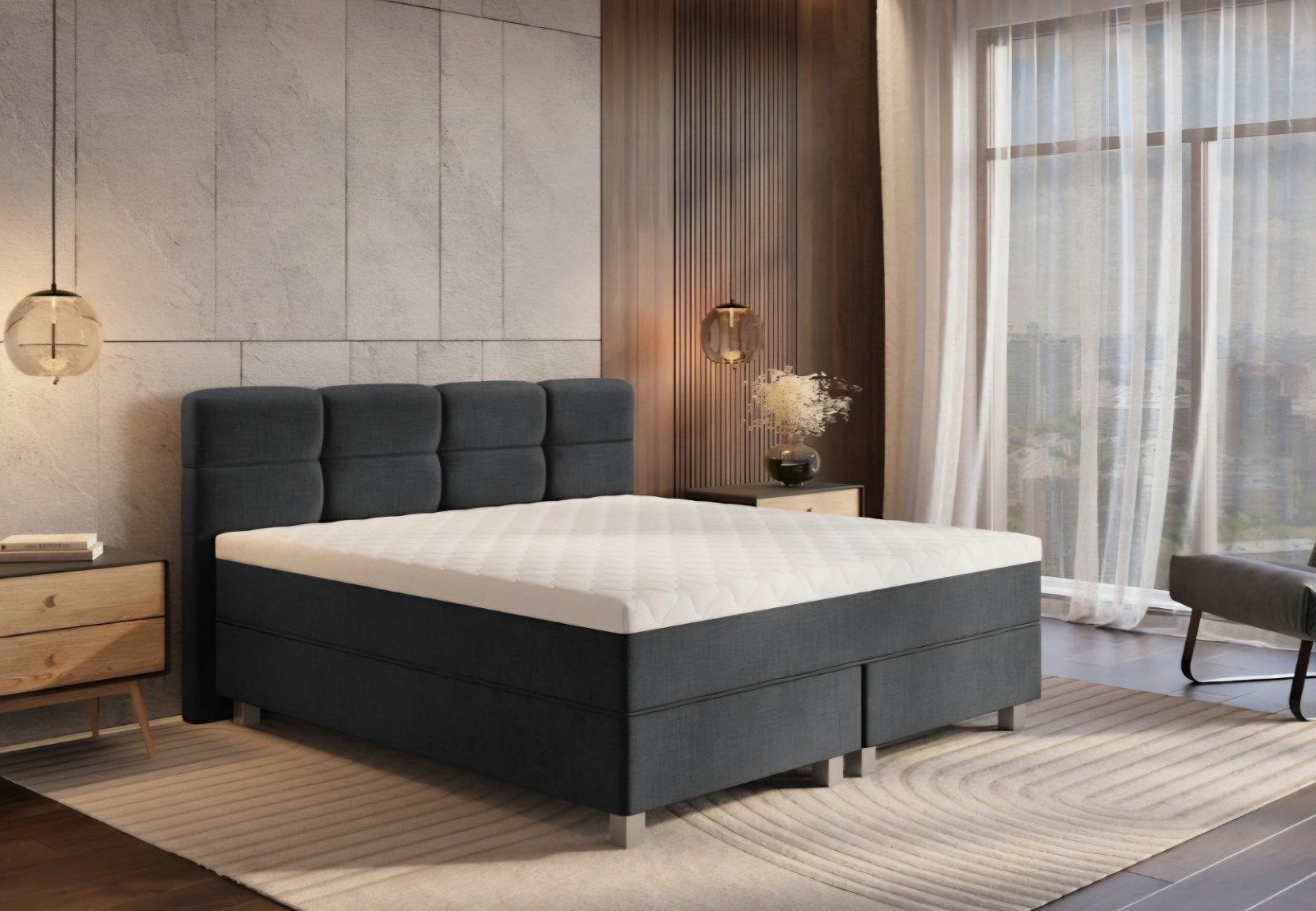 Emesa Boxspring Gustava 2.0 # 180x200, Huis en Inrichting, Slaapkamer | Boxsprings, Ophalen, 180 cm, 200 cm, Nieuw