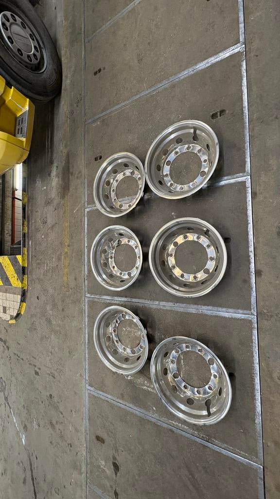 6 Velg schalen oplegger/aanhanger 22,5 inch, Auto-onderdelen, Ophalen of Verzenden, Gebruikt, Overige merken, Overige Auto-onderdelen