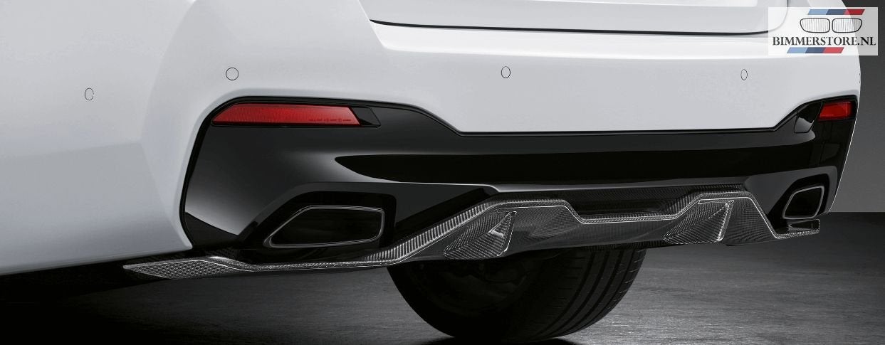 M - Diffuser achterbumper Carbon nieuw BMW 5 serie G30 G31 +, Ophalen, -, -, Nieuw
