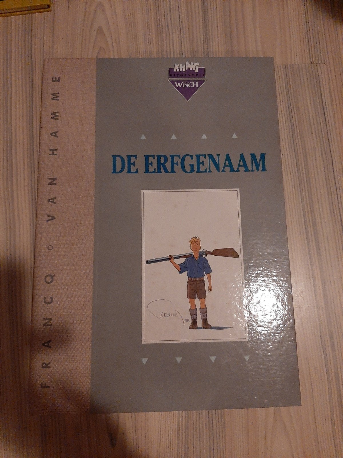 Largo Winch - De Erfgenaam - Hardcover met zeefdruk, Eén stripboek, Ophalen of Verzenden, Zo goed als nieuw, Jean Van Hamme, Philippe Francq