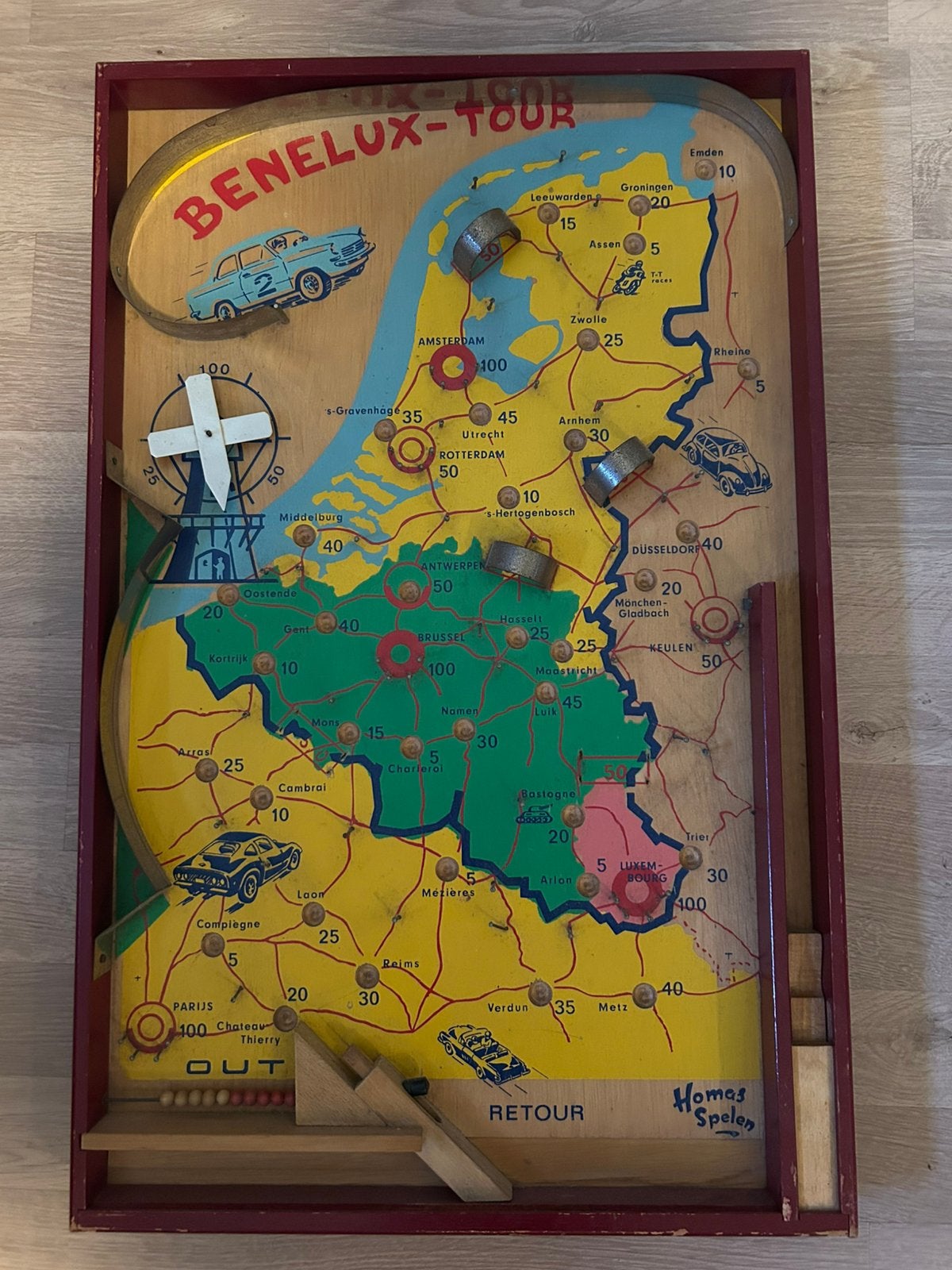 Homas Benelux-Tour, Ophalen, Gebruikt