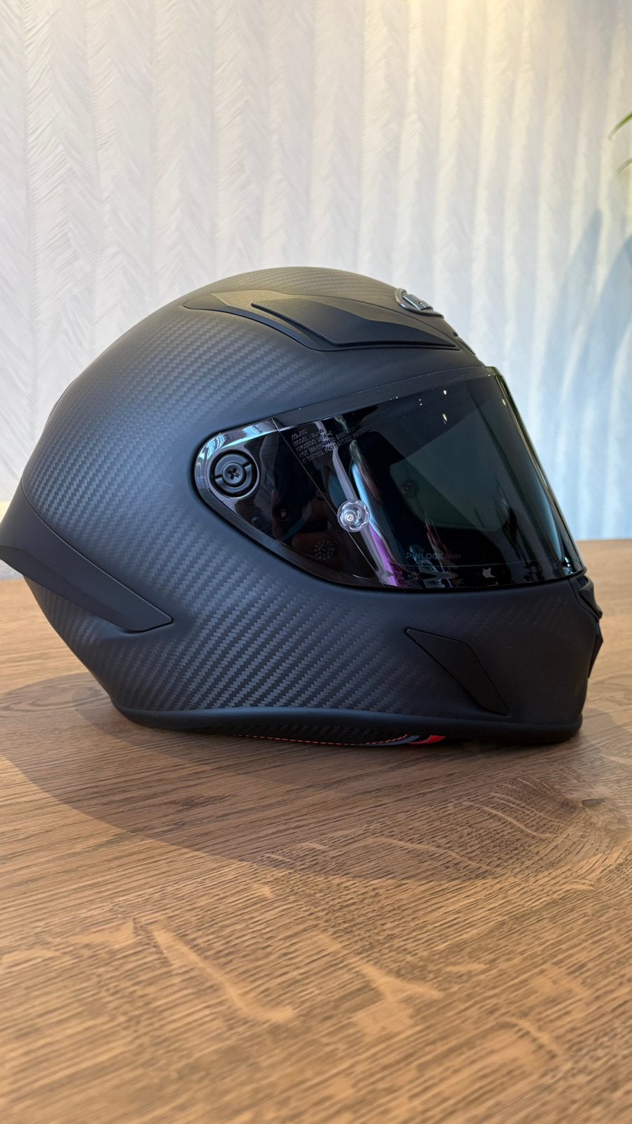 *NIEUW* HJC RPHA 1 V2 Matte Carbon Solid Motorhelm L 58/59., Motoren, Nieuw met kaartje, HJC, Ophalen of Verzenden, Integraalhelm