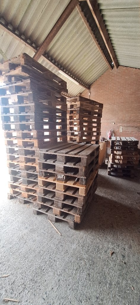 euro pallets, Doe-het-zelf en Verbouw, Hout en Planken, Ophalen, Gebruikt, 50 mm of meer, Minder dan 200 cm