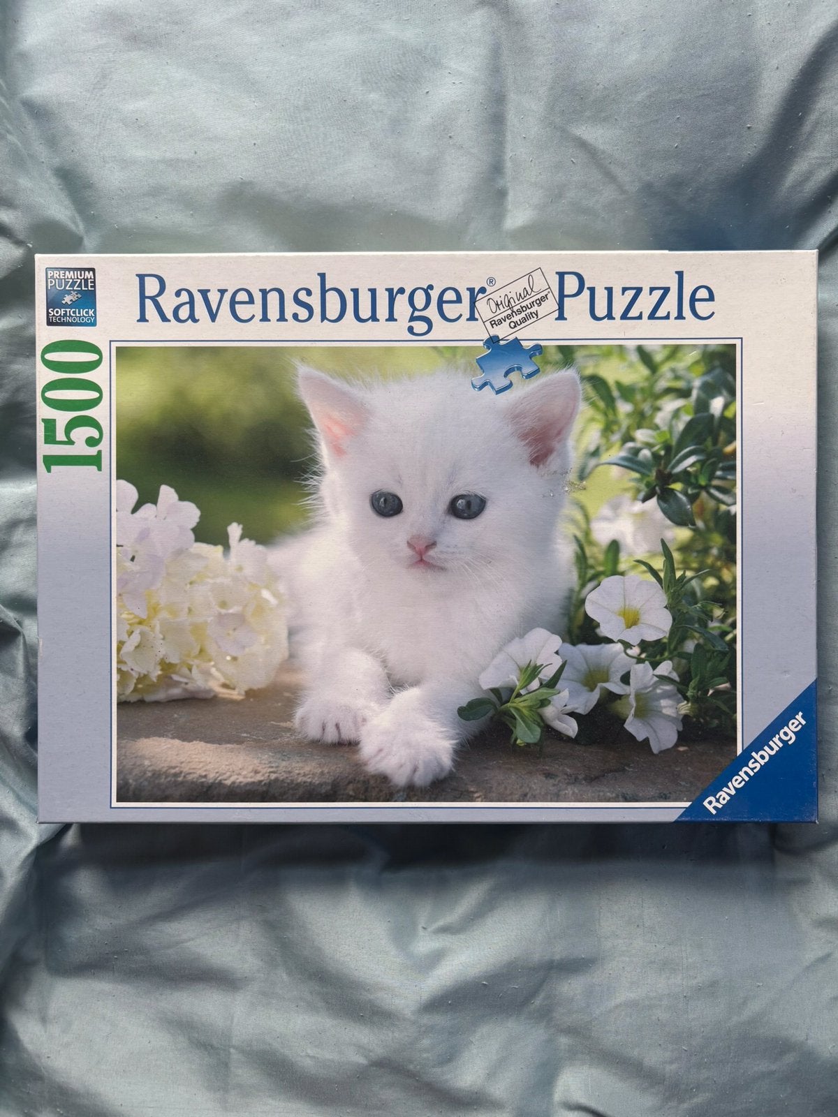Legpuzzel Ravensburger 1500 stukjes Kitten, Ophalen of Verzenden, 500 t/m 1500 stukjes, Zo goed als nieuw, Legpuzzel