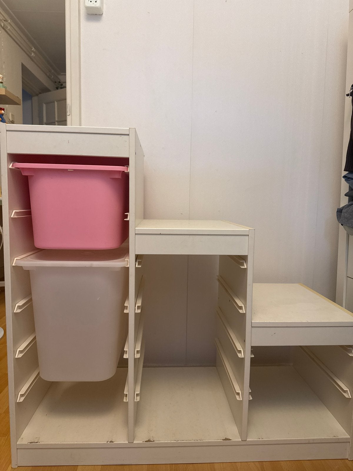 IKEA Trofast Opbergkast met 2 Bakken - Wit, Ophalen, Gebruikt