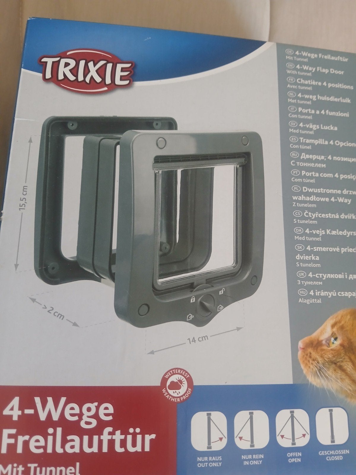 trixie inbouw kattenluik, Ophalen of Verzenden