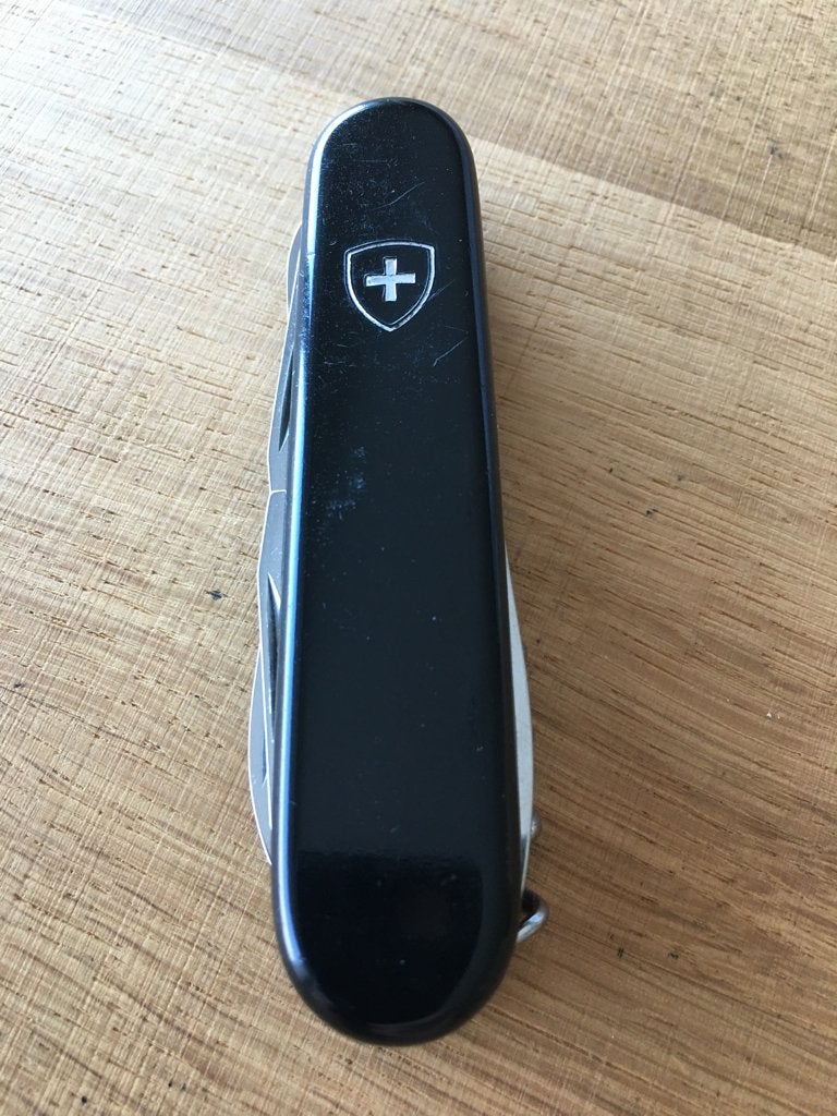 Victorinox zakmes 80’s. Black, Ophalen of Verzenden, Gebruikt
