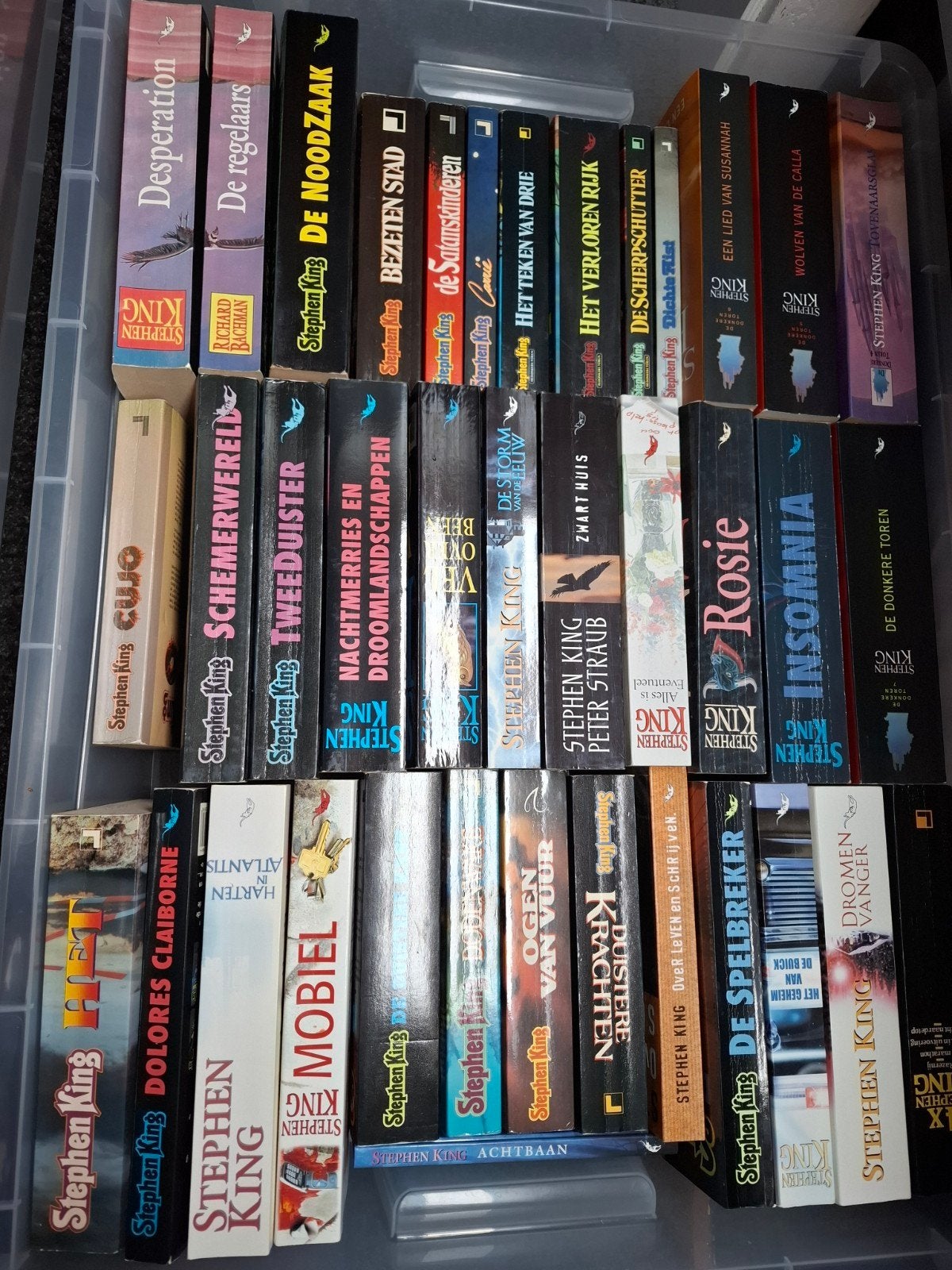 Grote collectie Stephen King boeken - Diverse titels, Boeken, Ophalen, Gelezen, Stephen King, Nederland