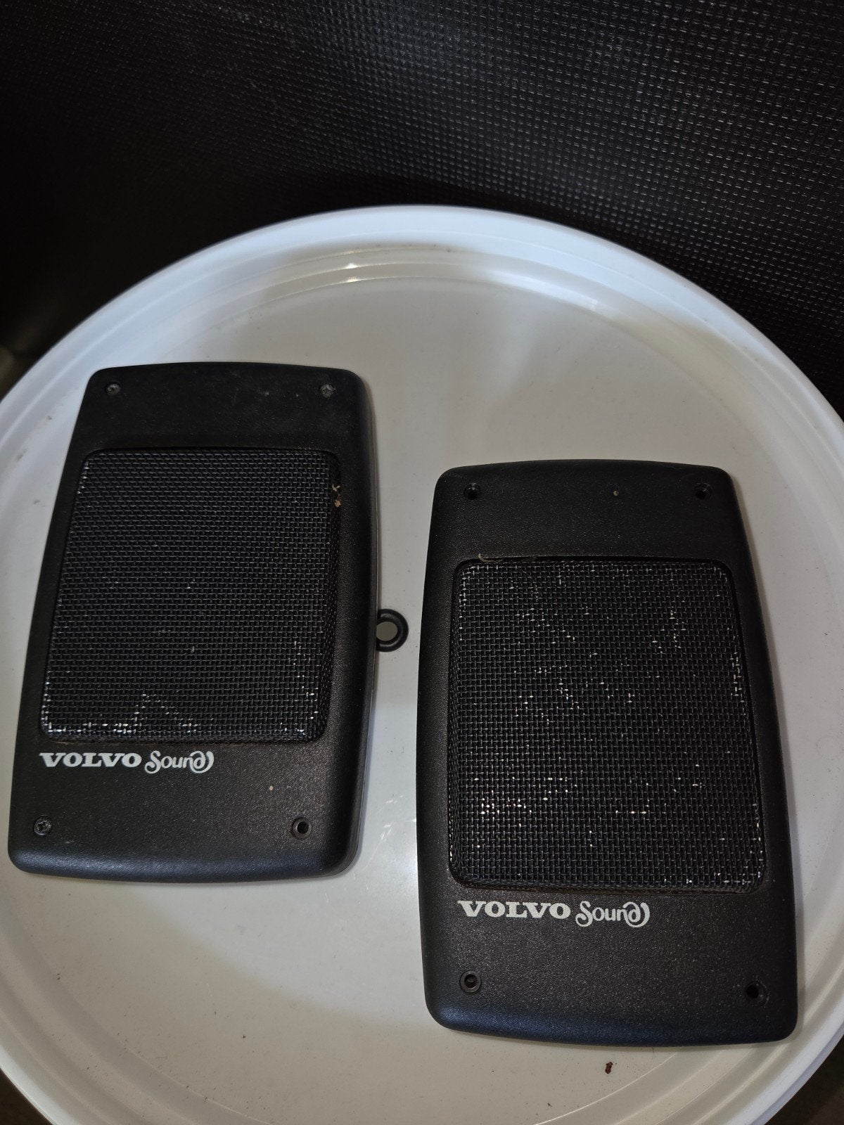 Originele Volvo autospeakers met kap - Volvo 340, Auto diversen, Ophalen of Verzenden, Gebruikt