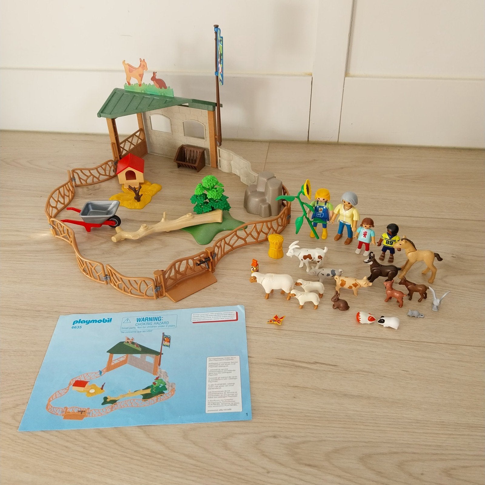 Playmobil Kinderboerderij 6635 - Zo goed als nieuw, Gebouw, Complete set, Ophalen of Verzenden, Zo goed als nieuw