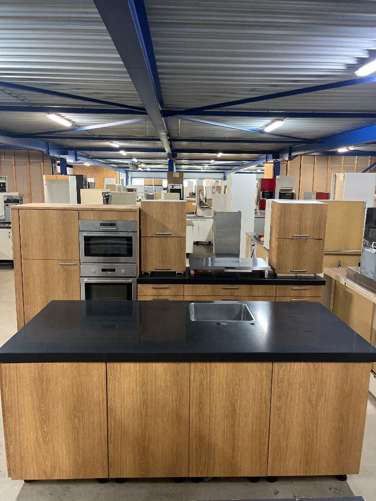Keuken Compleet met APP 120Keukens op voorraad Nr. 2986, Ophalen, Zo goed als nieuw, Overige typen, Greeploos