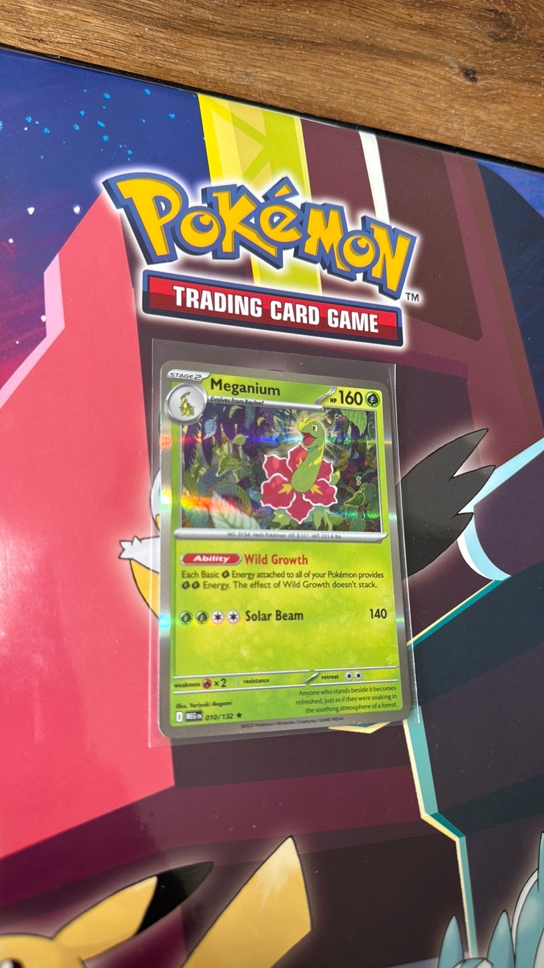 Meganium 010/132 holo, Ophalen of Verzenden, Zo goed als nieuw