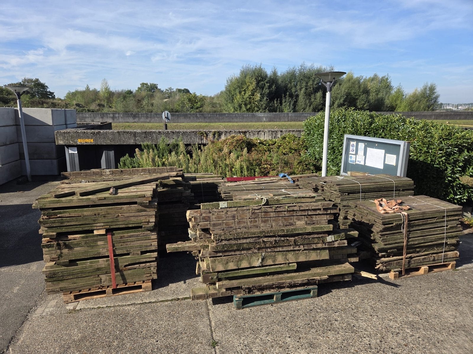 Grote partij brandhout op pallets, 6 m³ of meer, Ophalen of Verzenden, Overige houtsoorten, Blokken