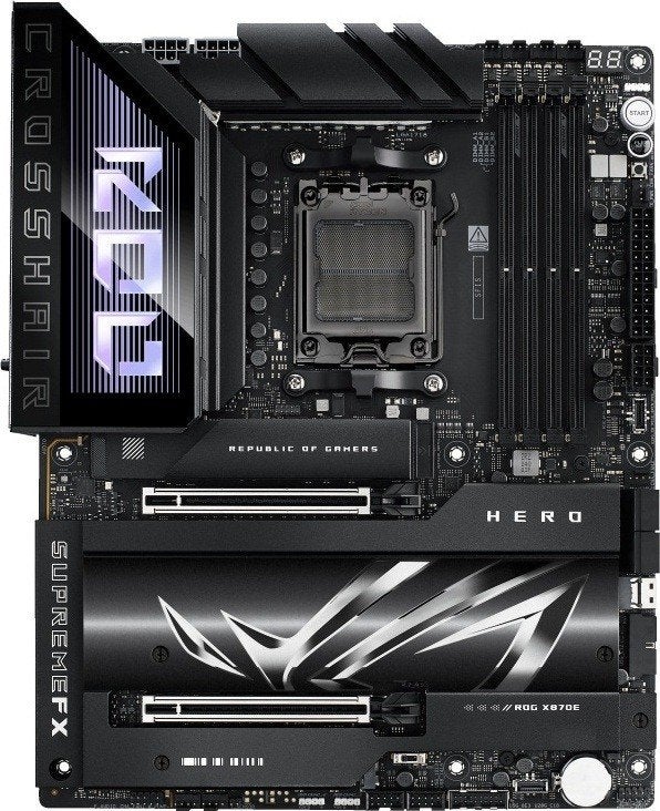 ASUS ROG Crosshair X870E Hero – Megekko RMA (Verzegeld), Ophalen of Verzenden, Zo goed als nieuw, ATX, DDR5