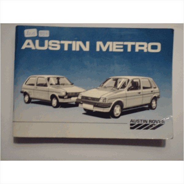 Austin Metro Instructieboekje 1986 #1 Nederlands, Ophalen of Verzenden