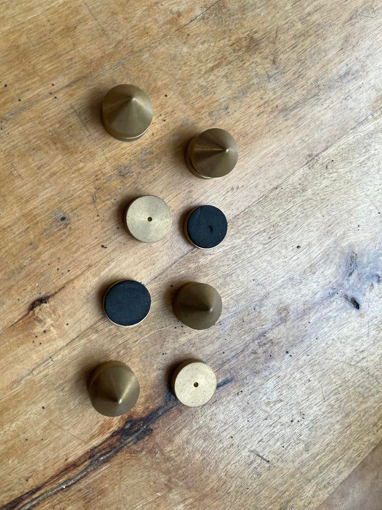 Messing Spikes voor Subwoofer - Trillingsdemping & Basverbet, Ophalen of Verzenden, Zo goed als nieuw