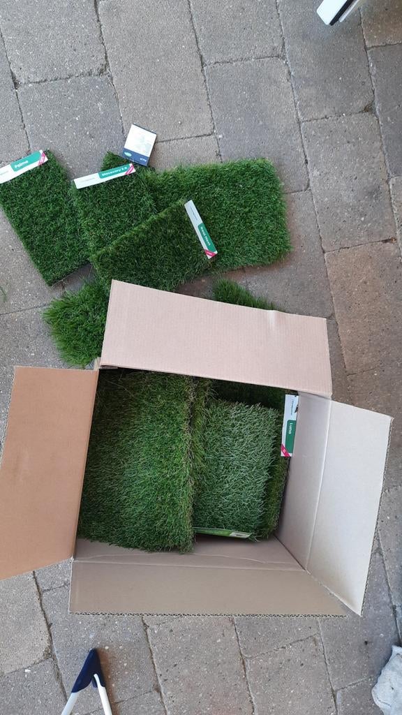Stalen kunstgras voor hobby en kunstwerkjes, Ophalen of Verzenden, Nieuw, Minder dan 10 m², Kunstgras