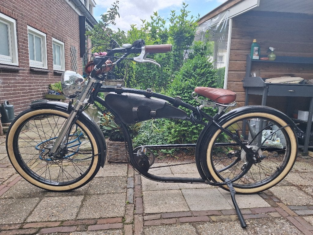 Custom Ebike Basman frame, Gebruikt, 59 cm of meer, 50 km per accu of meer, Ophalen