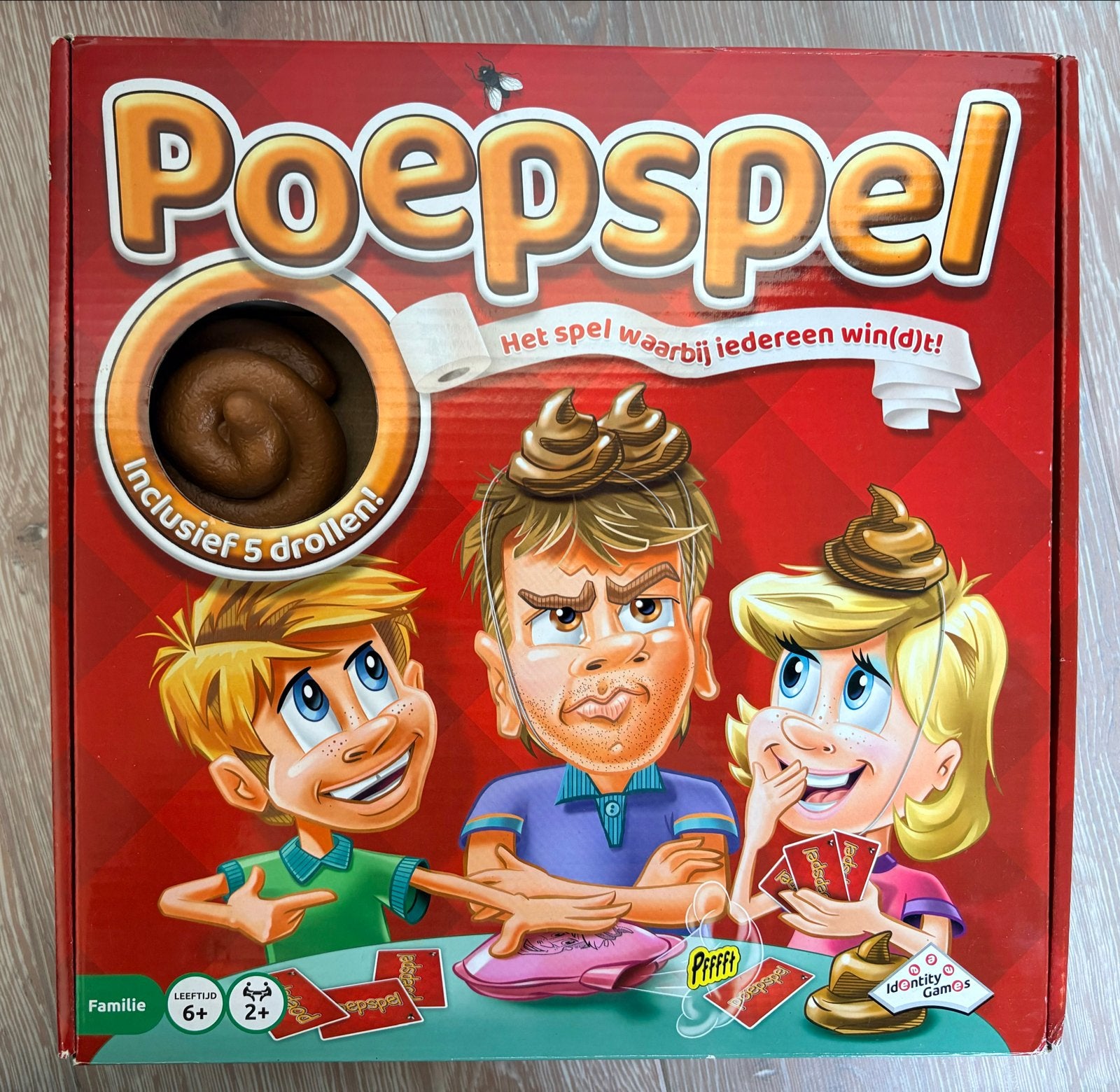 Poepspel - Het spel waarbij iedereen win(d)t!, Een of twee spelers, Ophalen of Verzenden, Zo goed als nieuw