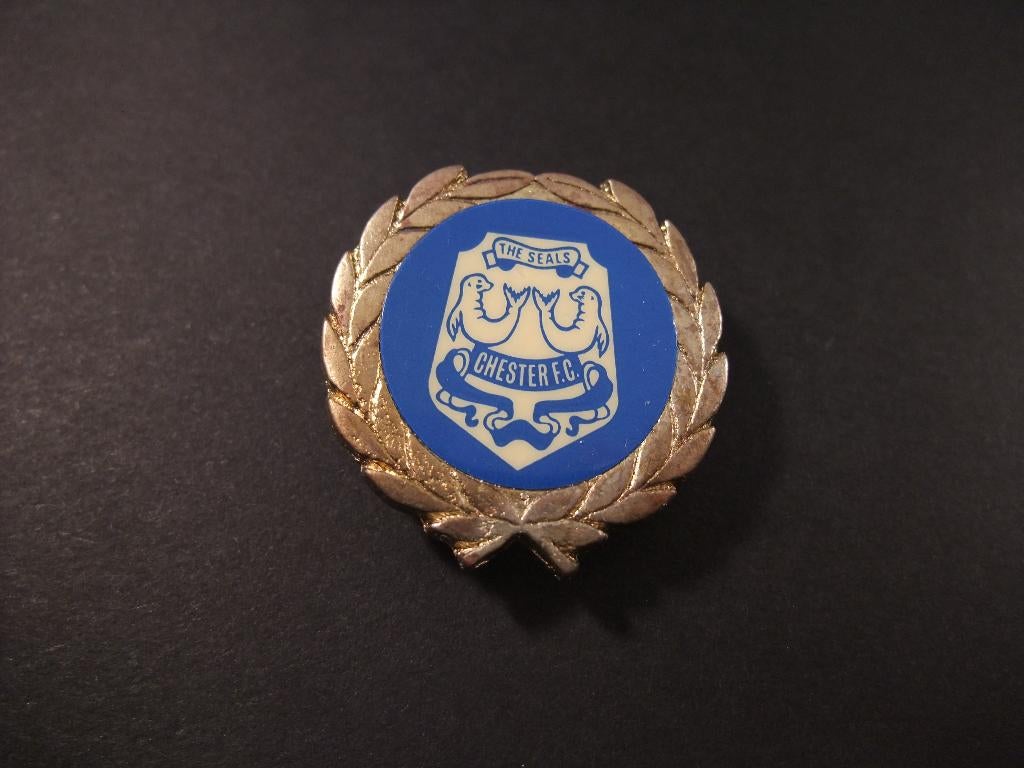 Chester F.C (The Seals) Engelse voetbalclub, speld, Verzamelen, Speldjes, Pins en Buttons, Ophalen of Verzenden, Gebruikt, Overige onderwerpen