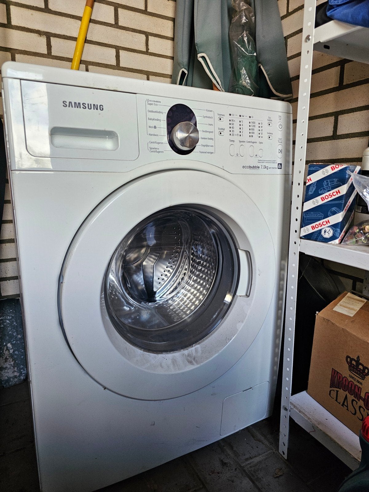 Samsung WF1704YSW 7Kg Wasmachine, Ophalen, Gebruikt, Energieklasse A of zuiniger, Voorlader
