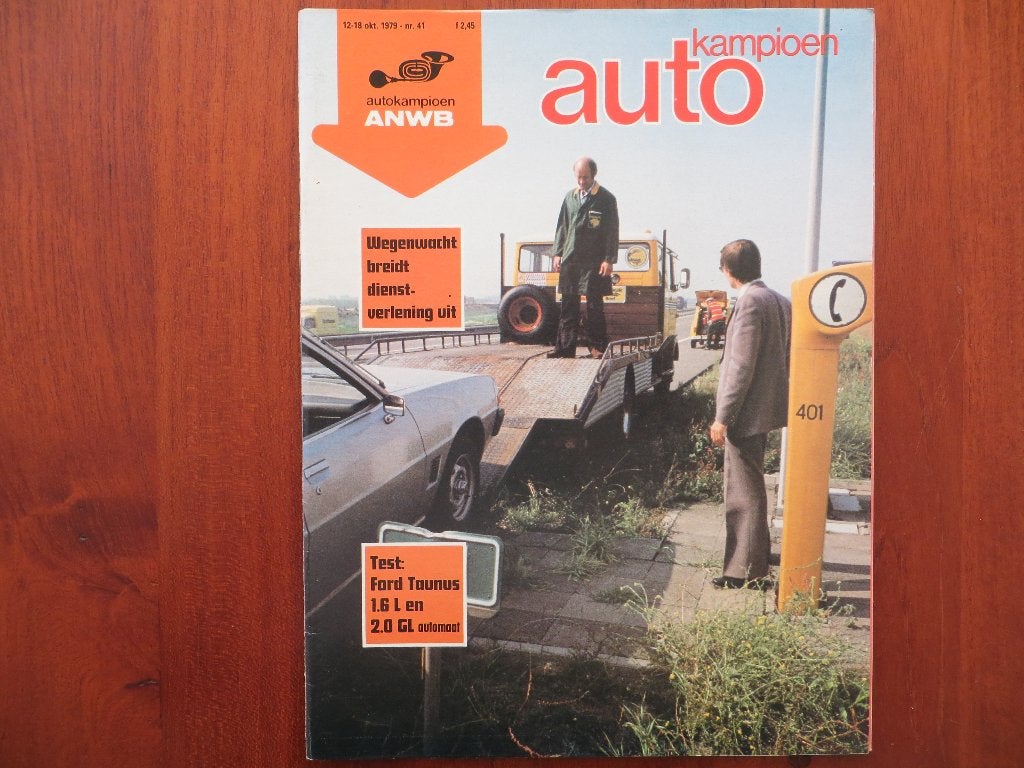 Autokampioen 41 1979 Ford Taunus 1.6 L, 2.0 GL aut. (test), Boeken, Ophalen of Verzenden, Nieuw, Ford