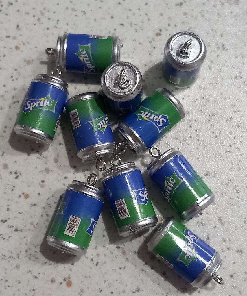 Sprite blikjes bedels, Ophalen of Verzenden, Nieuw, Bedel