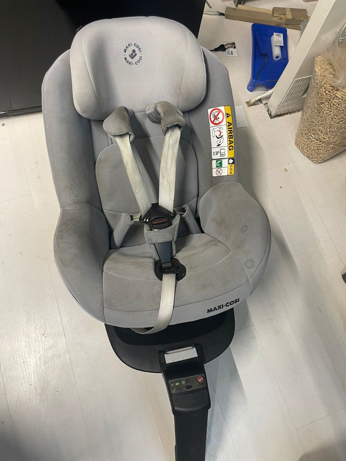 Maxi-Cosi autostoel met Isofix base, Gebruikt, 0 t/m 18 kg, Verstelbare rugleuning, Ophalen of Verzenden