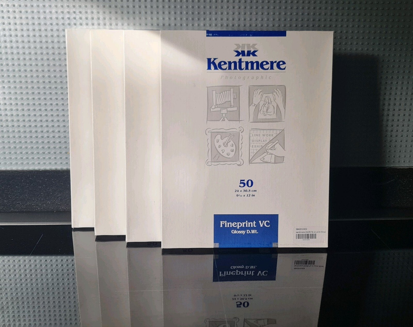 Kentmere Fineprint VC Glanzend Fotopapier 24x30.5cm