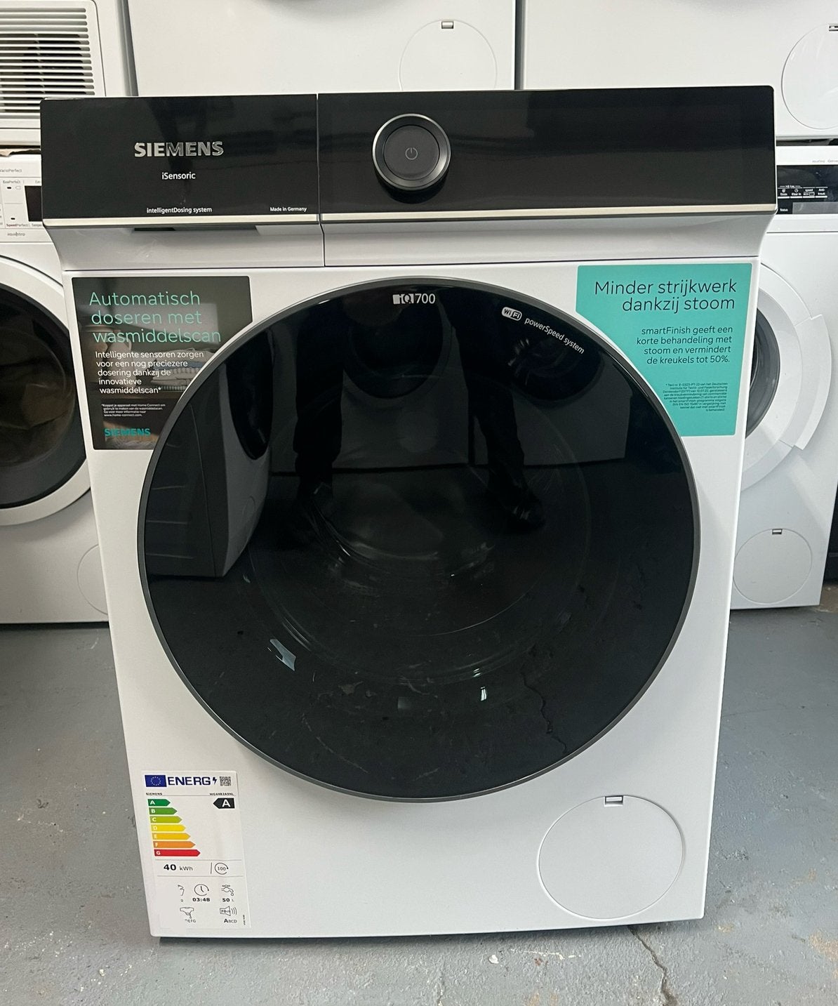 Siemens IQ700 wasmachine 9KG WiFi & i-Dos 2024, 1200 tot 1600 toeren, 8 tot 10 kg, Energieklasse A of zuiniger, Ophalen of Verzenden
