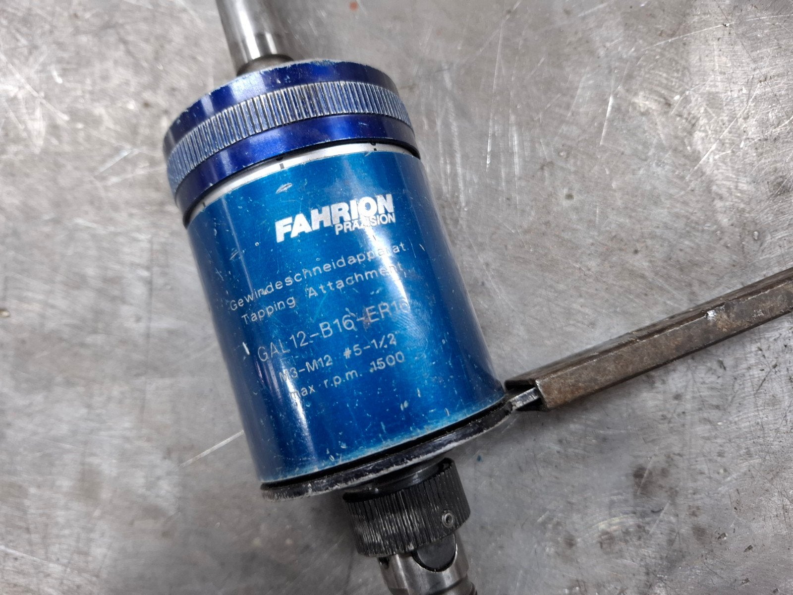 Fahrion GAL 12-B16 er 16bTapping Attachment met spantangen, Ophalen of Verzenden, Gebruikt