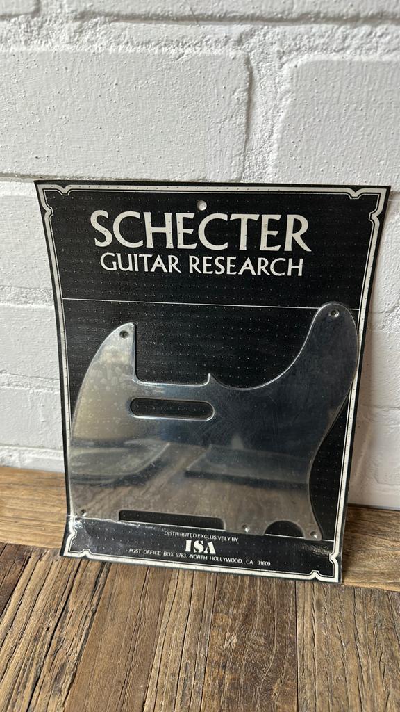 Schecter messing verchromde slagplaat telecaster, Ophalen, Nieuw, Elektrische gitaar