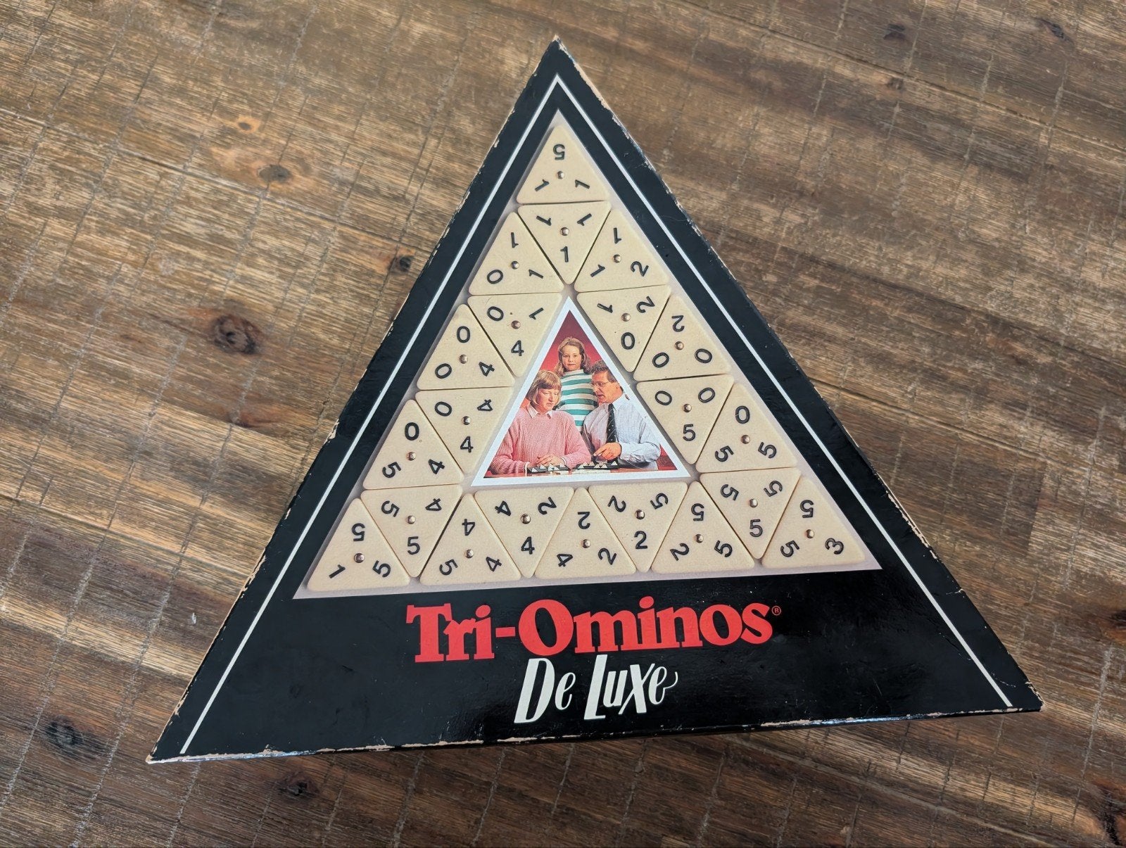 Tri-ominos de Luxe ( compleet), Drie of vier spelers, Ophalen of Verzenden, Gebruikt