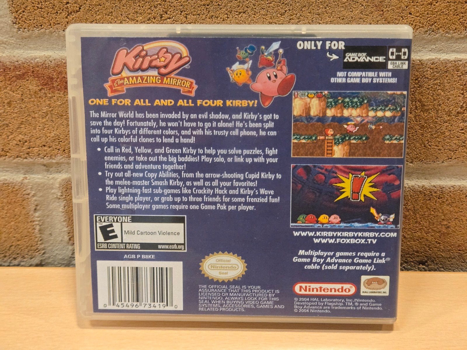 Kirby and the Amazing Mirror - Nintendo Gameboy Advance, Nintendo, Gebruikt, Support.nintendo.nl, 1 speler