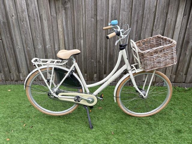 Batavus Diva crème wit. Framemaat 56cm. 7 versnellingen., Ophalen, 53 tot 56 cm, Versnellingen, Zo goed als nieuw