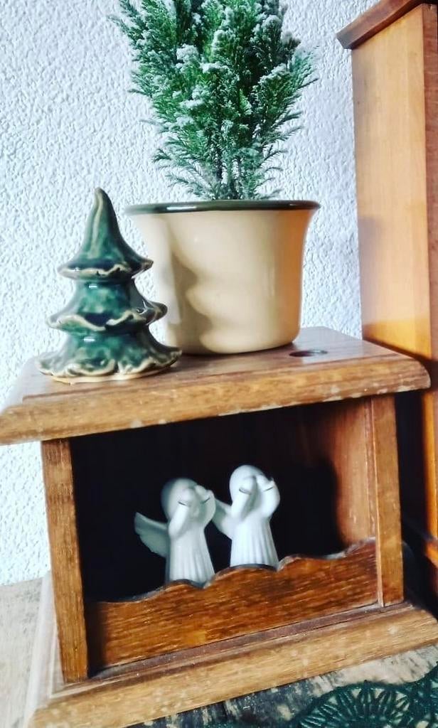 Houten stoof, leuk als decoratie, Ophalen, Gebruikt, Bruin, Vintage