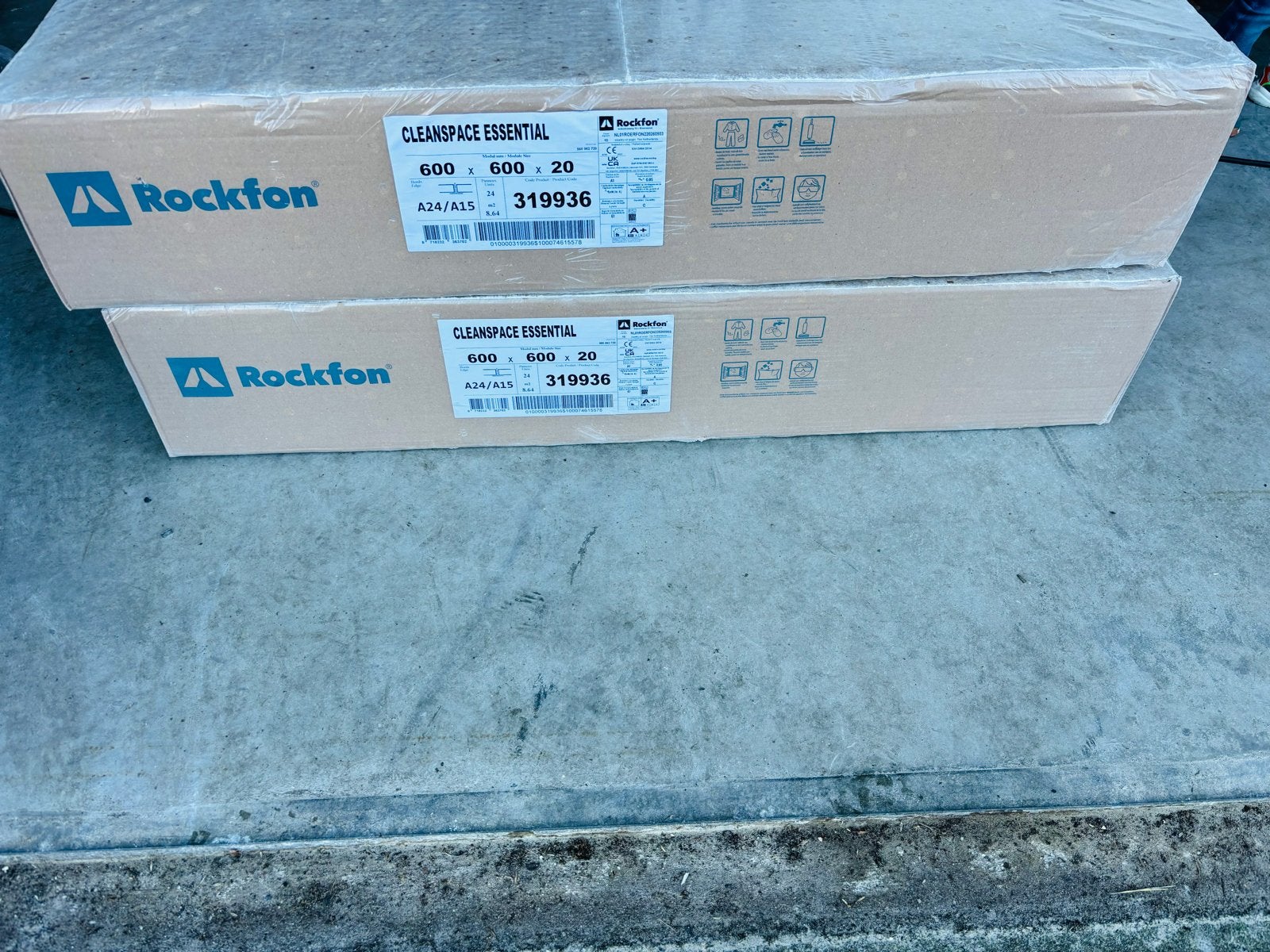 Rockfon Cleanspace Essential systeemplafond platen, Ophalen, Nieuw, Overige materialen, Minder dan 20 mm