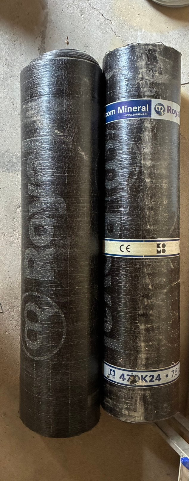 Royalgum Bitumen dakbedekking 470k24, Ophalen, Zo goed als nieuw, Afzuiger