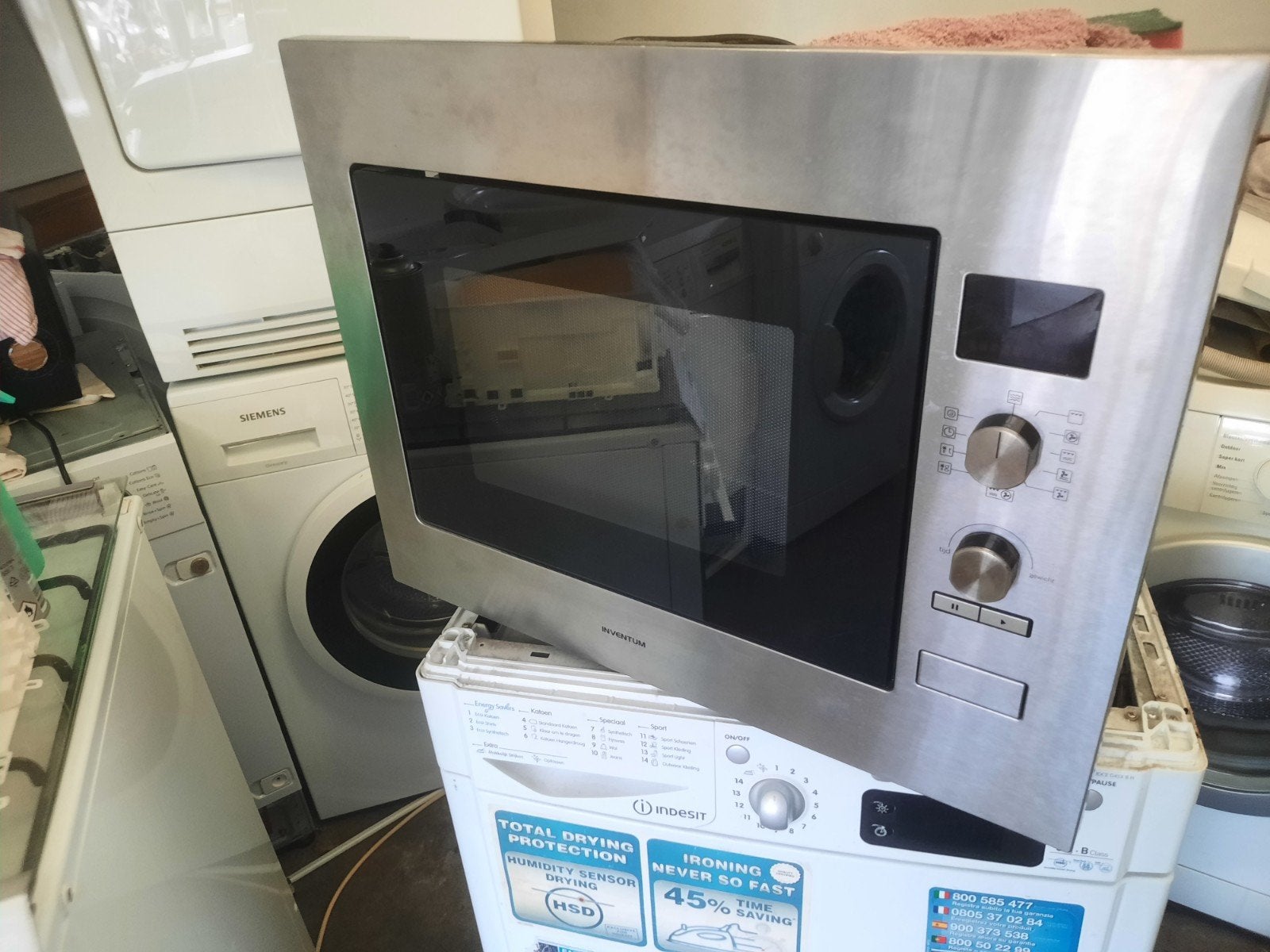Inventum inbouw combi magnetron.Bezorging mogelijk., Ophalen, Inbouw